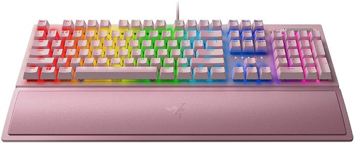 Imagen 3 de 6 de Teclado Mecánico Gamer Razer Blackwidow V3 Quartz Rosa Xg!