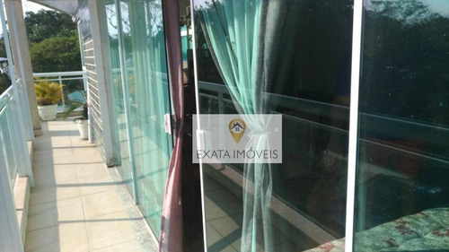 Cobertura À Venda, 260 M² Por R$ 980.000,00 - Bosque Da Praia - Rio Das Ostras/rj - Co0039