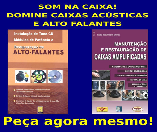 Recuperação de Alto Falantes, de Equipe ial. Editora Antenna Edições Técnicas, capa mole, edição 2004 em português