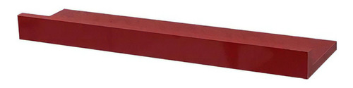 Prateleira Porta Quadros 60 X 10cm Vermelha Sup. Invisível Cor Vermelho