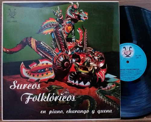 Oscar Grajeda - Surcos Folkloricos - Lp Año 1966 Bolivia