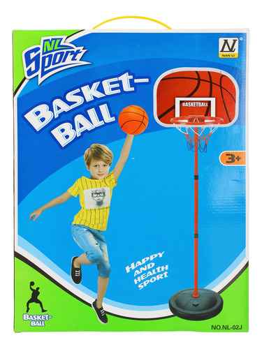 Tablero Educar Basquetbol Infantil Unisex Nl-02j Multicolor