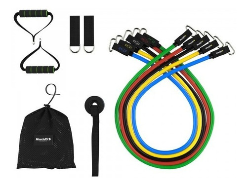 Bandas Ligas De Resistencia Musclefit Set De 11 Piezas 