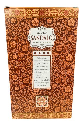  Incienso Natural Sandalo Fit - Goloka