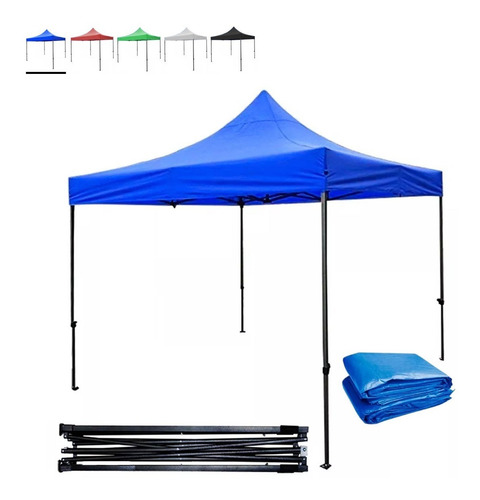 Toldo Carpa Impermeable Plegable De Acero 3x3m Kingsman