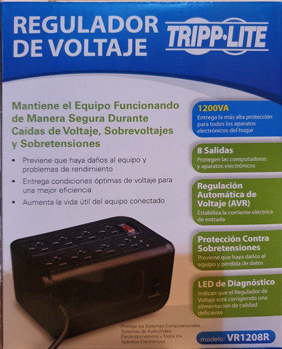 Regulador De Voltaje Tripp Lite Vr1208r