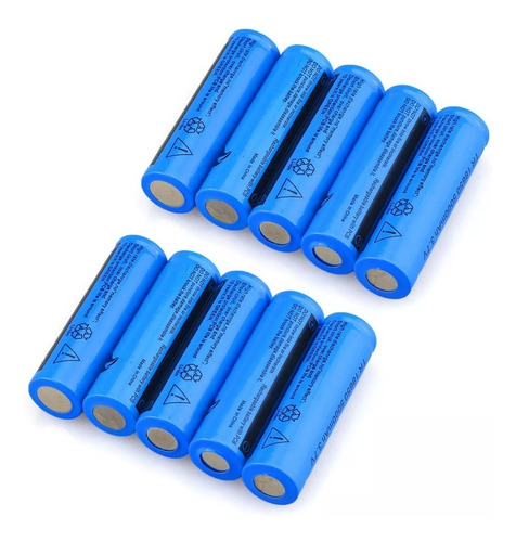 Baterías Recargables X5 18650 3.7v 6800mah Para Linterna Le