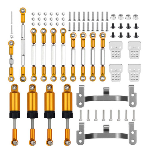 Repuestos De Metal Amortiguador Escala 1/16 Para Dorado