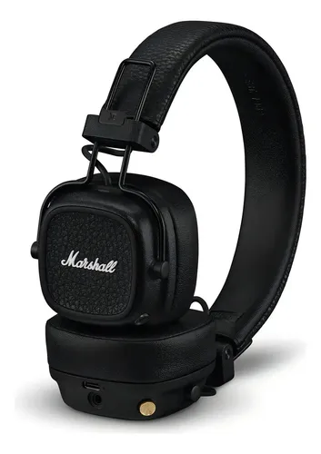 Marshall Major v Wireless ブラック fones De Ouvido Bluetooth Marshall Major V, Cor Preta Na Te