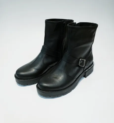 esclavo Encadenar Precaución Borcegos Mujer Invierno 2019 Cuero Botas Botinetas Art F-04