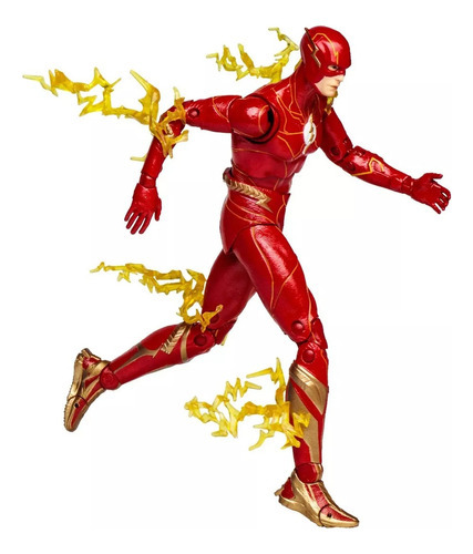 Imagen 1 de 4 de Dc Multiverse The Flash Flash Movie Mcfarlane Orig. Replay