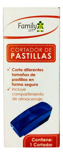 Orthoclinic Family Set partidor de pastillas color azul