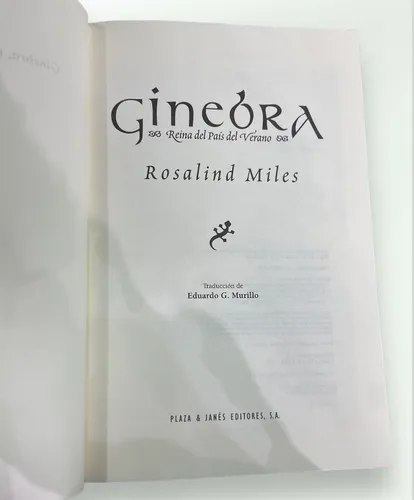 Ginebra Reina Del País Del Verano - Rosalind Miles (2720) (Usado)