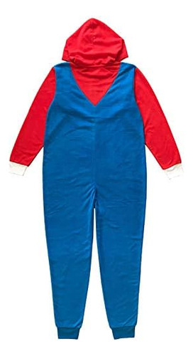Super Mario Bros. Disfraz De Mario Para Hombre Adulto Microf