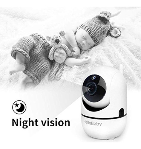 Monitor Para Bebes Con Camara De Vision Nocturna Hellobaby