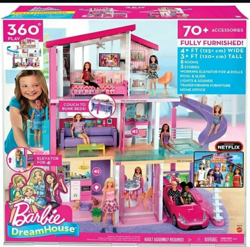 Casa Barbie Soñada Completa + Accesorios 