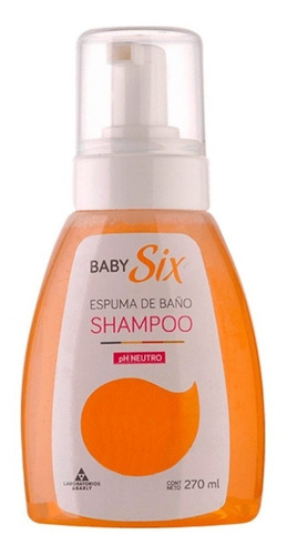 Baby Six® Espuma De Baño Shampoo 270 Ml