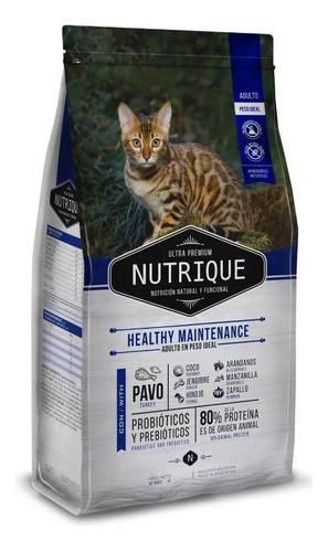 Nutrique Ultra Premium Cat Maintentenance 2k+envio