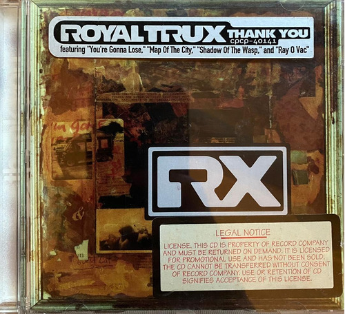 Cd - Royal Trux / Thank You. Album (1995)