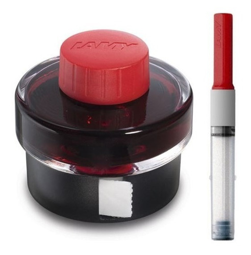 Tinta Lamy Roja 50 Ml + Convertidor Z28 Lamy Store Store214