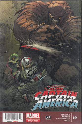 Comic Marvel Capitan America All-new # 4 Televisa