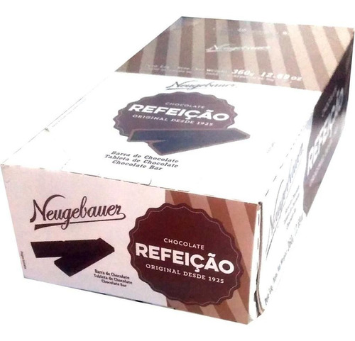 Chocolate Refeição Original Neugebauer Cx 40 Barras De 9g