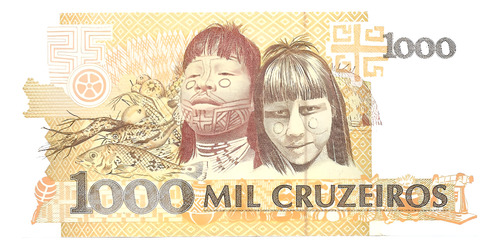 Cédula 1.000 Cruzeiros 1991
