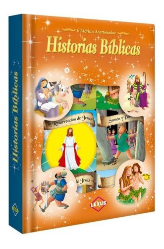 Historias Biblicas  6 Libritos Acartonados - Tuslibrosendías