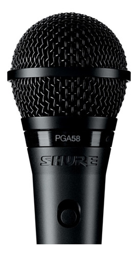 Micrófono Shure PG Alta PGA58-XLR dinámico cardioide negro