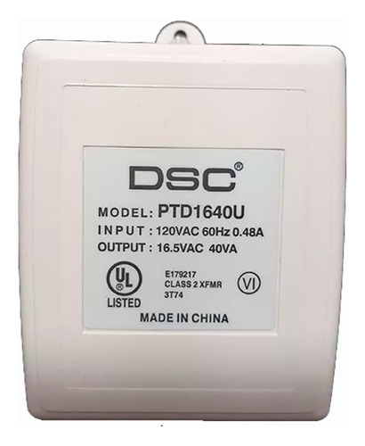 Transformador Para Alarma Dsc (power, Neo) Ptc1640u