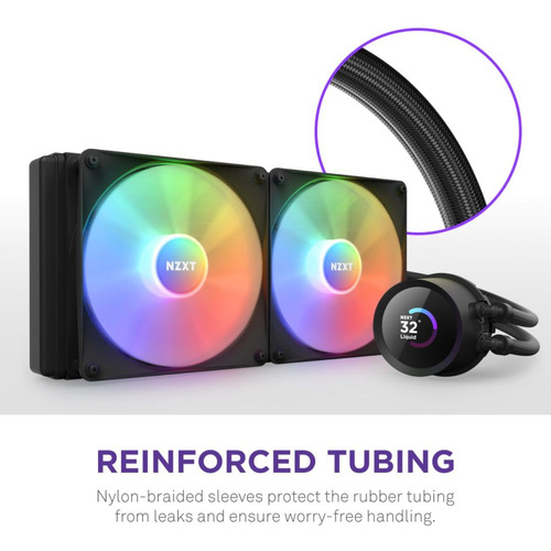 Nzxt Kraken 280 Rgb - Rl-kr280-b1 - 280mm Aio Cpu Liquid ...