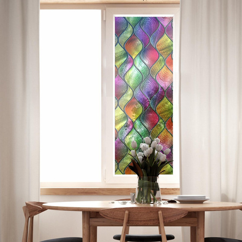 120x58cm Privacidad Ventana Vidrio Película Pegatina D