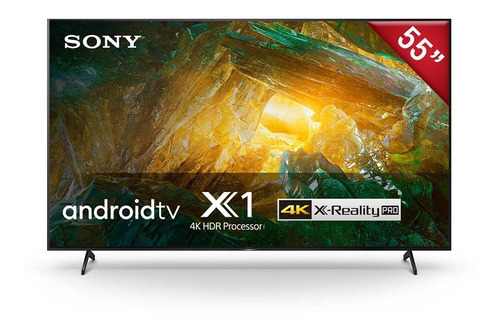 Televisor Sony 4k Hdr 55' Android Tv Smart | Xbr-55x807h