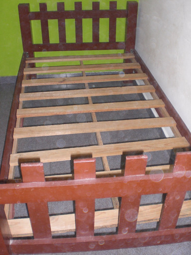 Cama Litera De Madera Individual Desarmable (detalles)