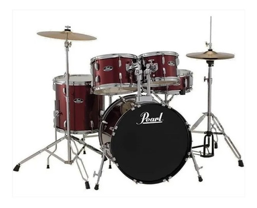 Pearl Roadshow Bateria Acustica Completa 3 Platos3atriles2pe