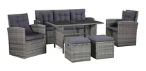 Comprar Juego De Muebles Para Exterior Con Cojines 6 Piezas