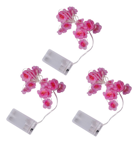 Cadena De Luces Flower Fairy, 3 Piezas, Sakura Good Decorati