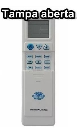 Imagem 2 de 4 de Kit 03 Controle Remoto Ar Condicionado Universal