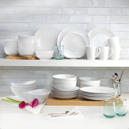 Euro Ceramica Essential Collection Vajilla Y Vajilla De Porc