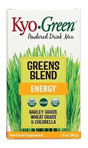 Kyo-green Greens Blend Energy Powered Drink Mix, 2.8 Oz
