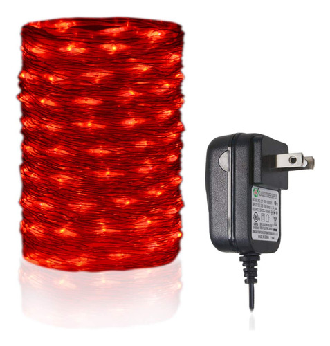 Luces De Cadena De Hadas Impermeables 33 Pies 100 Led L...