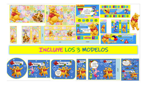 Kit Imprimible De Winnie Pooh Candy
