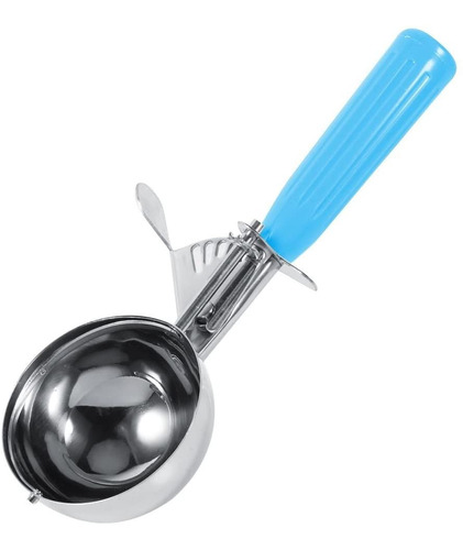 Cuchara Scoop Para Helado Azul #16 Profesional Acero