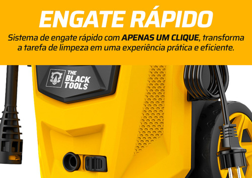 Lavadora De Alta Pressão The Black Tools Tblv175 1750psi Potência De 1500w