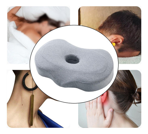 Almohada Para Piercing De Oreja, Almohada Invisible Con
