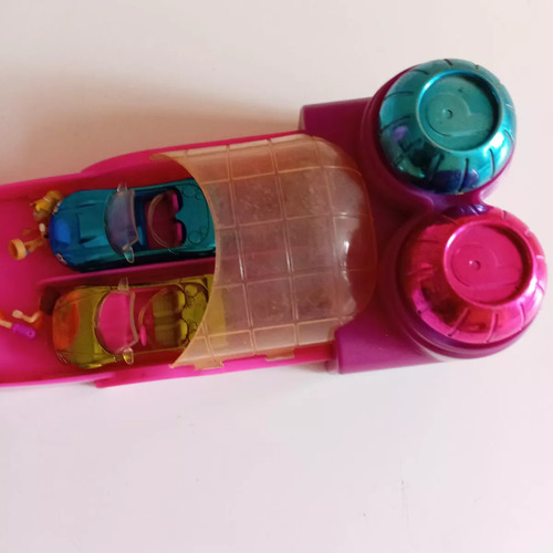 2007 Polly Pocket Race To The Mall Polly Wheels Playset (Usado)