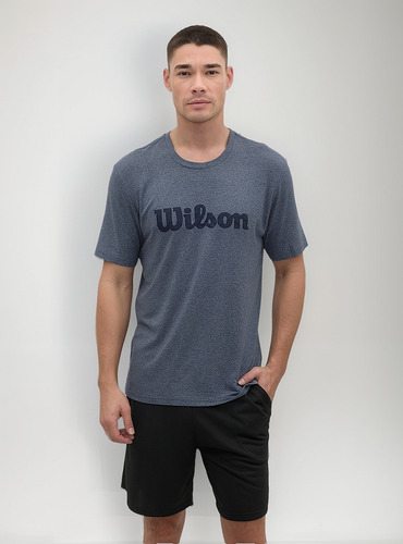 Playera Wilson Estampada Cuello Redondo Hombre