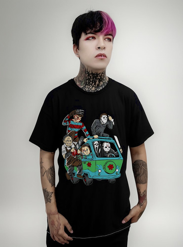 Playera Scooby Doo Chucky Michael Myers Villanos Terror