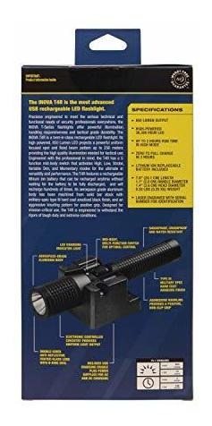Ize Inova T4r Linterna 850 Lumen Base Recarga Usb Bateria 3