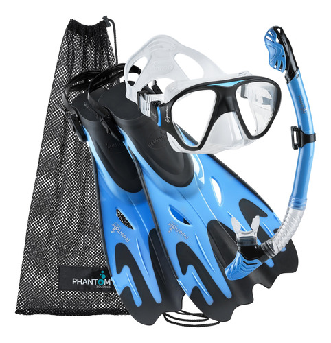 Phantom Aquatics Navigator Mask - Juego De Esnrquel Con Alet